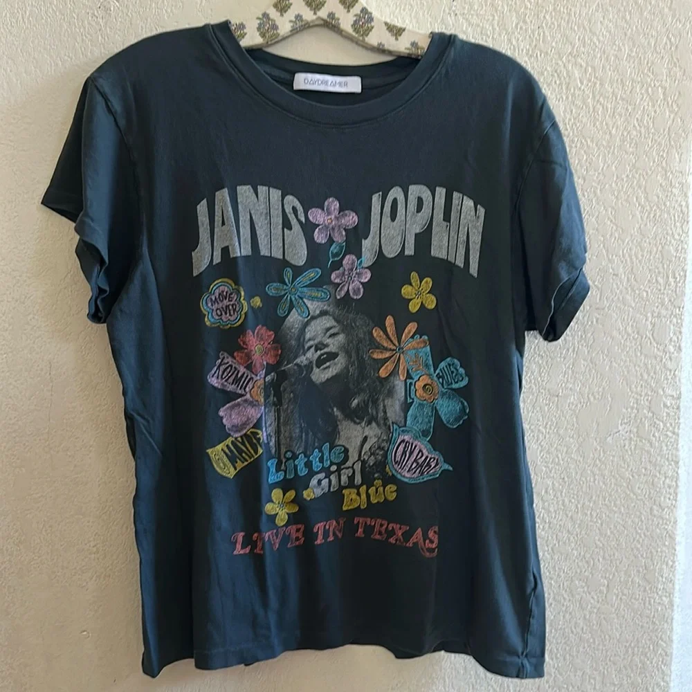 RARE Daydreamer | Janis Joplin Little Girl Blue Tour Tee | Medium - Picture 11 of 16